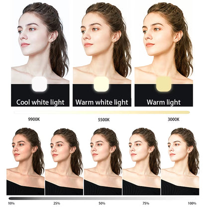 Smartphone Selfie Light Selfie Video Conference Light Portable LED Light Compatible for Cell Phone Ipad Laptop Camera